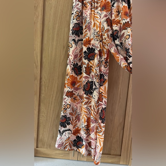 En Creme Orange Brown palazzo pants - Picture 3 of 4